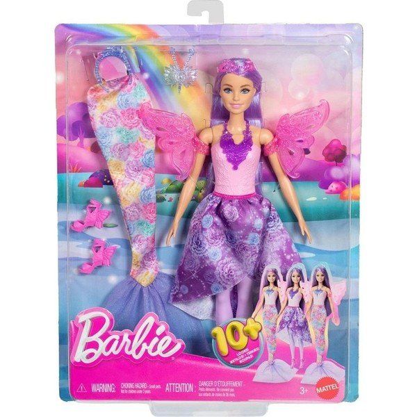 Barbie JCP74 Deniz Kızı 3in1 Kostüm Seti