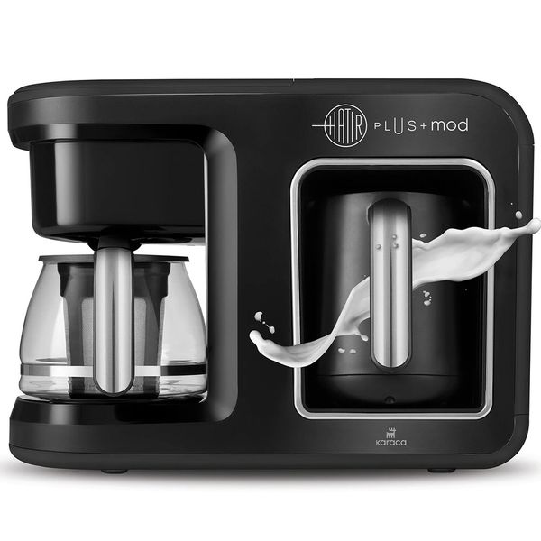 Karaca Hatır Plus Mod 5 in 1 Essential Black Chrome Kahve Makinesi