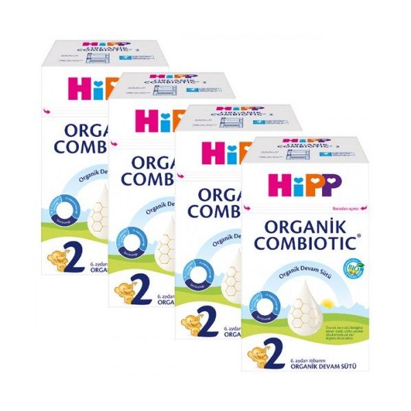 Hipp 2 Combiotic 600x4 gr Organik Bebek Sütü