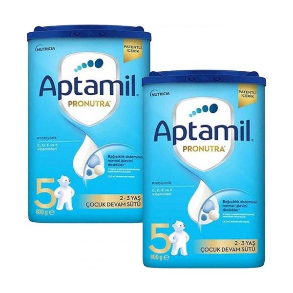 Aptamil 5 Pronutra 800 gr 2 Adet 2 Yaş+ Akıllı Kutu Devam Sütü