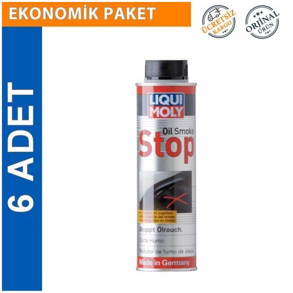 Liqui Moly Oil Smoke Stop 300 ml 6'lı Duman Kesici Önleyici Yağ Katkısı