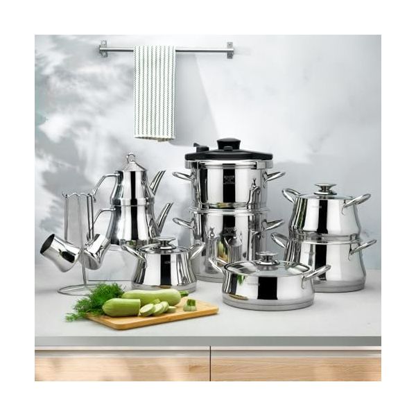 Schafer 1S0837-29001-INX01 Caldron Inox 18 Parça Çelik Çeyiz Seti