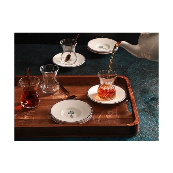 Porland Vaso Piccolo 12 Parça 6 Kişilik Çay Takımı