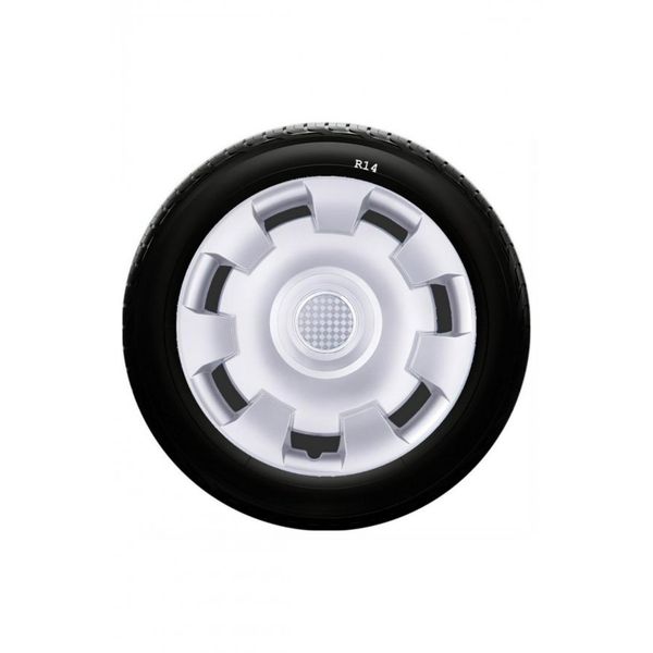 Alfa Romeo SKS-SJS 206 14 İnç 4 Adet Kırılmaz Jant Kapağı