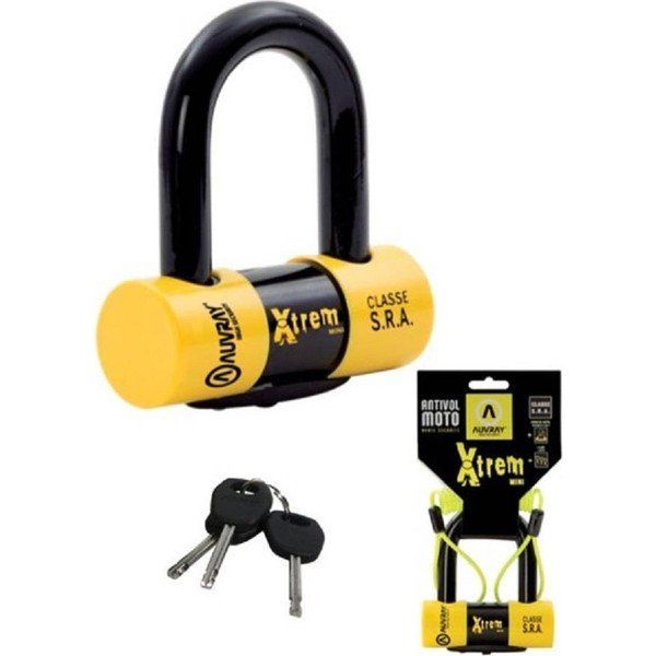 Auvray Xtrem 52x65 mm Mini U Disk Kilidi Hatırlatma Kablosu