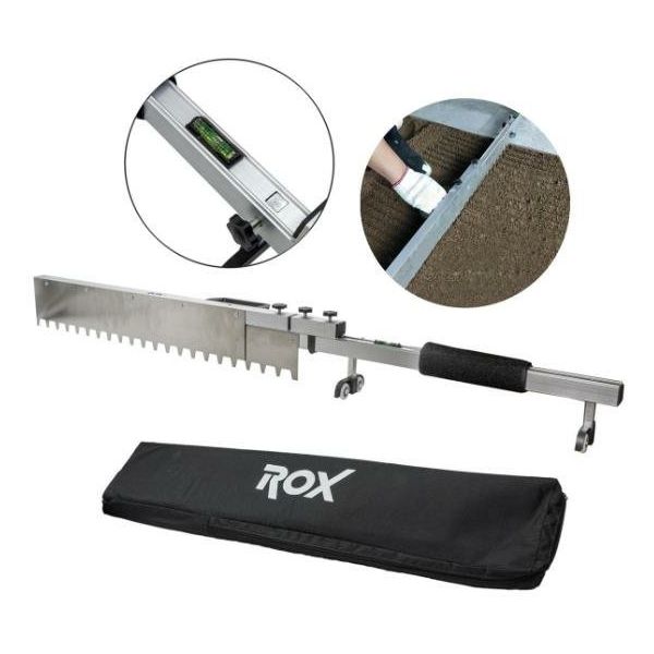 Rox 0167 Ayarlı Su Terazili Taraklı Fayans Tesviye Mastarı 153 cm