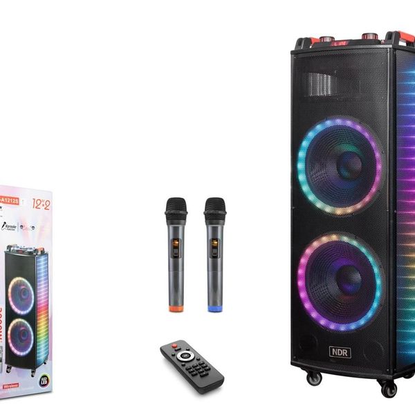 Nodar NDR1212S 2x12 inç 400x330x1090 mm Bluetooth Speaker