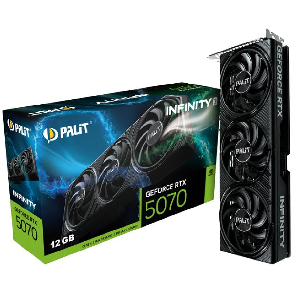 Palit GeForce RTX 5070 Infinity 3 NE75070019K9-GB2050S 12GB GDDR7 Ekran Kartı