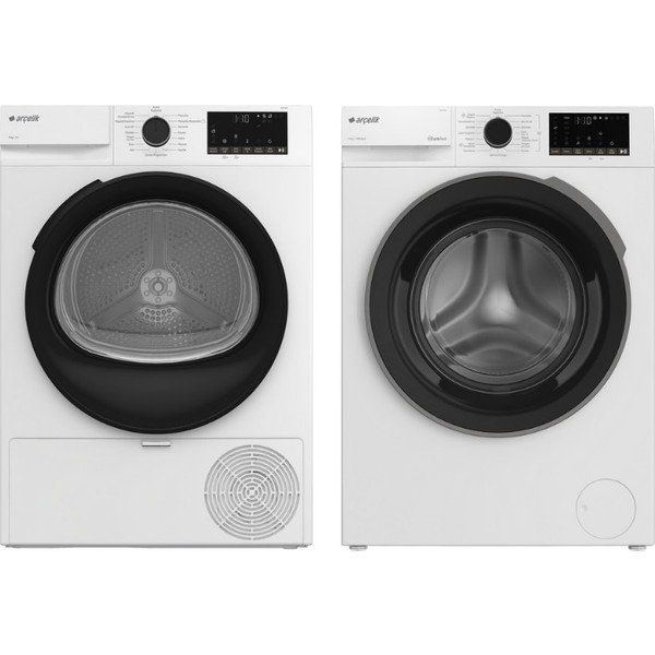 Arçelik 9100 DMX Çamaşır Makinesi + 901 KMX Çamaşır Kurutma Makinesi