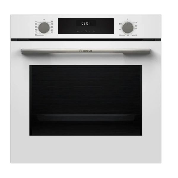 Bosch HUA717BV0T Serie 4 76 lt Beyaz Buhar Destekli Ankastre Fırın