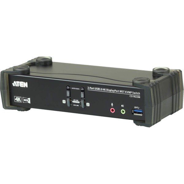 Aten CS1922M 2 Pc Dısplay Port Mst Kvmp 2 Port USB 3.0 Kvm Switch