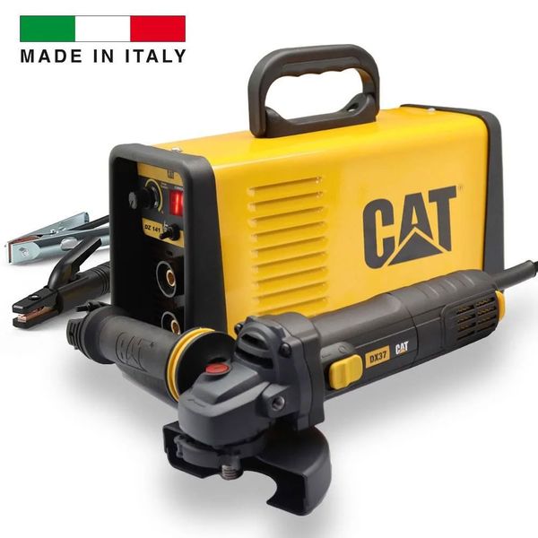 Cat DZ141T 140 Amper TIG LIFT/MMA Çanta Tipi Profesyonel Dijital İnverter Kaynak Makinesi + DX37 Avuç Taşlama Makinesi