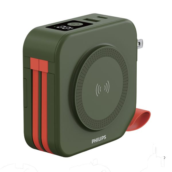Philips DLP4347CG Yeşil 10000 mAh Hızlı Şarj MagSafe Powerbank