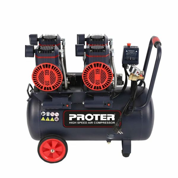 Proter 50 lt 4 hp 8 Bar Yüksek Hızlı Yağsız Sessiz Hava Kompresörü