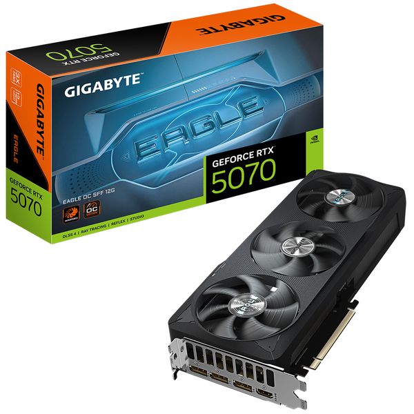 Gigabyte GeForce RTX 5070 Eagle OC SFF GV-N5070EAGLE OC-12GD 12GB GDDR7 Ekran Kartı