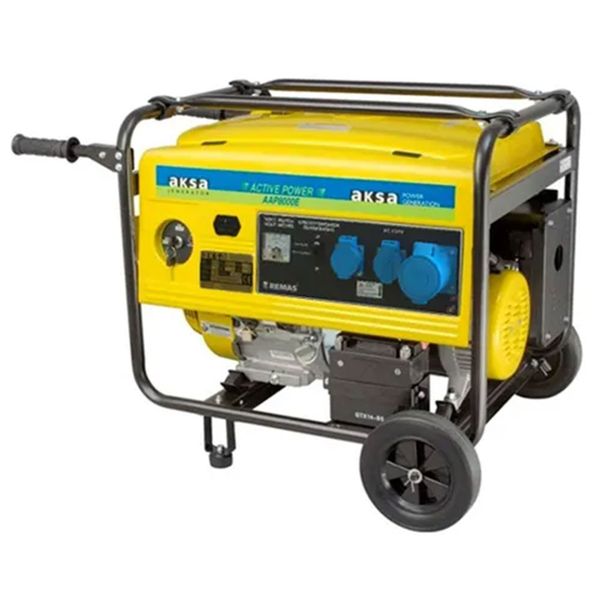 Aksa AAP 8000E 8 kVA İpli/Marşlı Benzinli Jeneratör