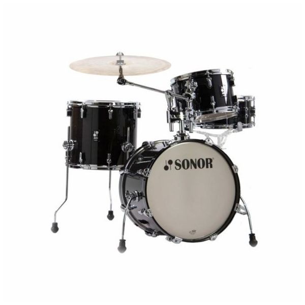 Sonor AQ2 Bop Transparent Satin Black Akustik Davul Set