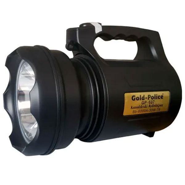 Gold Police GP-607 30W Led Şarjlı El Feneri Işıldak