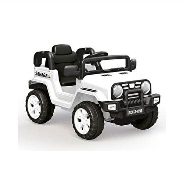 Dolu Sahara 12V Uzaktan Kumandalı Akülü Beyaz Araba