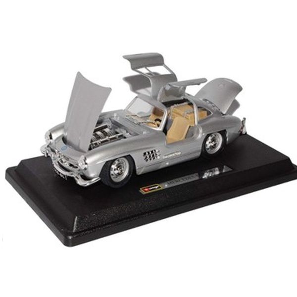 Bburago Burago 1:24 Mercedes Benz 300 SL 1954 Gri Oyuncak Araba
