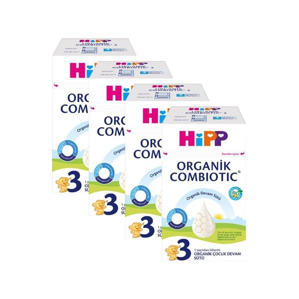 Hipp 3 Combiotic Organik 4x600 gr Devam Sütü