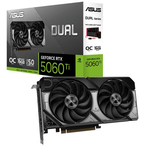 Asus Dual GeForce RTX 5060 Ti OC DUAL-RTX5060TI-O16G 16GB GDDR7 Ekran Kartı