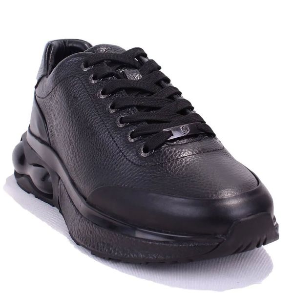 Hammer Jack 10224780 Siyah Deri Ortopedik Erkek Günlük Ayakkabı
