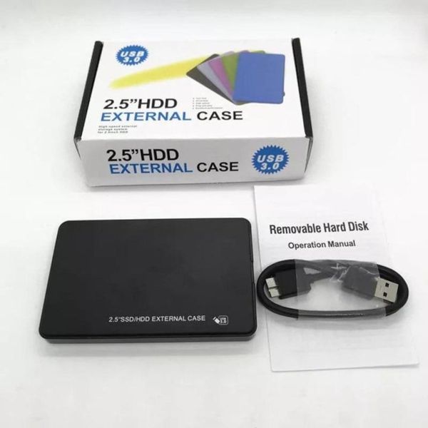 Hdd 2.5 İnç Usb 3.0 Sata Harddisk Hdd Kutusu İnce Siyah