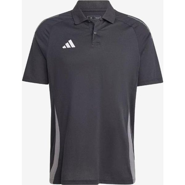 Adidas IJ8344 Siyah Tiro24 C Polo Yaka Futbol Antrenman Erkek T-Shirt