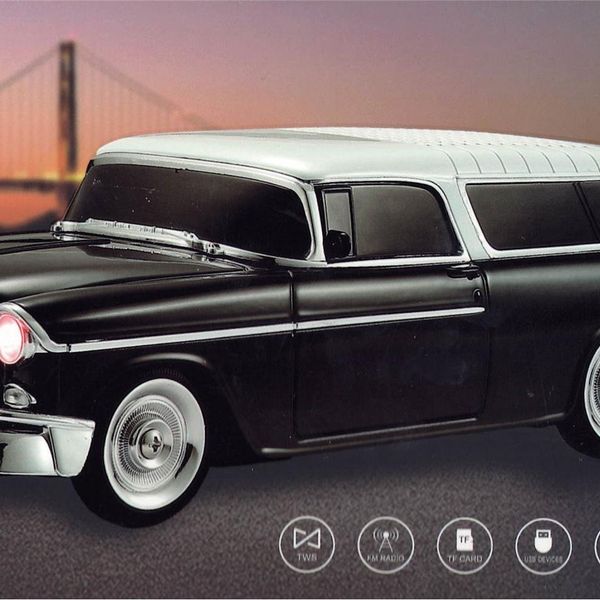 Everton RT-1952 Beyaz Arabalı FM-USB-TF-Aux Şarjlı Nostaljik Bluetooth Radyo