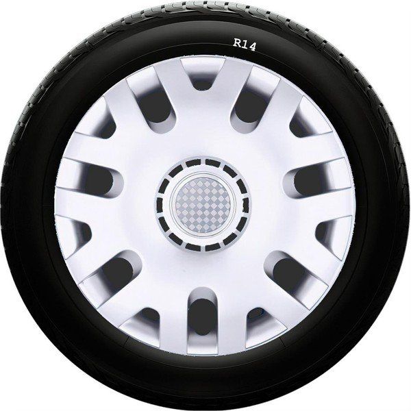 Alfa Romeo SKS-SJS 204 14 İnç 4 Adet Kırılmaz Jant Kapağı