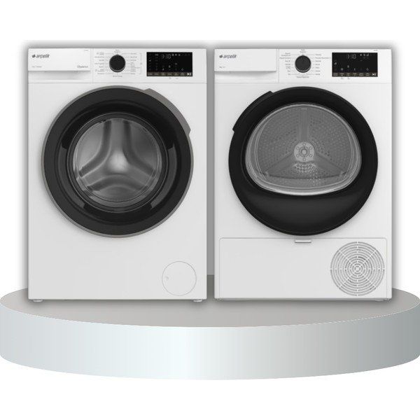 Arçelik 9120 DMX Çamaşır Makinesi + 901 KMX Çamaşır Kurutma Makinesi