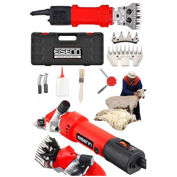 Eisenn Alman 5100 W Çelik Şanzuman Çift Soğutma Devir Ayarlı Koyun Kırkma Makinesi