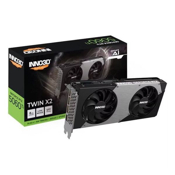 Inno3D GeForce RTX 5060 Ti Twin X2 N506T2-08D7-193075N 8GB GDDR7 Ekran Kartı