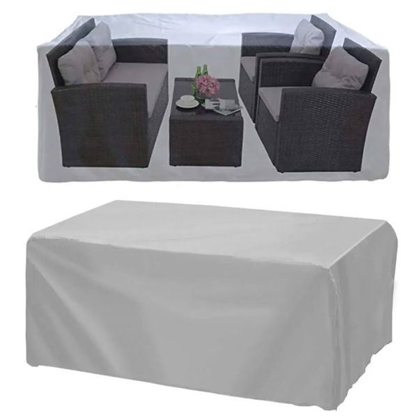 Wovex Gri Premium 260x160x80 cm Kalın Bahçe Mobilya Örtüsü