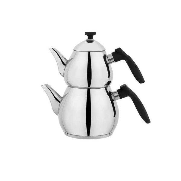 Schafer Tea Chef 1.5 lt Siyah 4 Parça Küçük Boy Çaydanlık Takımı