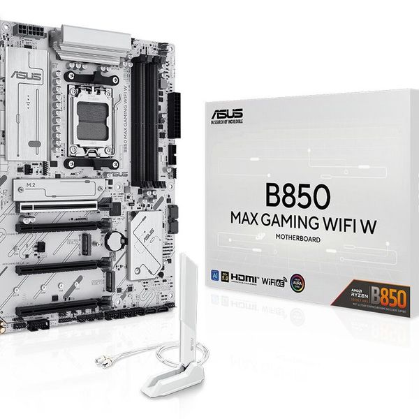 Asus B850 Max Gaming WiFi W AMD AM5 DDR5 ATX Anakart
