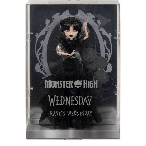 Monster High HXJ03 Wednesday Balo Elbiseli Bebek