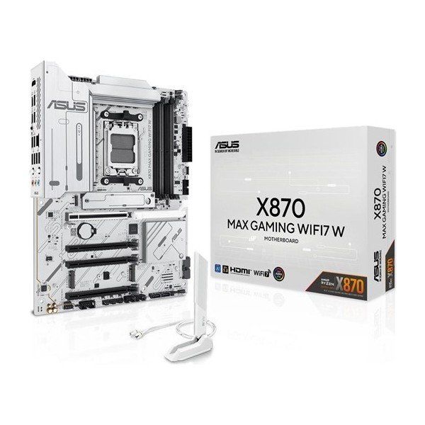 Asus X870 Max Gaming WIFI7 W AMD AM5 DDR5 ATX Anakart