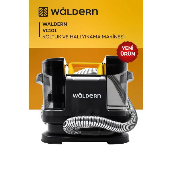 Waldern VC 101 Siyah Halı Koltuk Yıkama ve Leke Çıkartma Makinesi