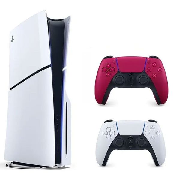 Sony PlayStation 5 Slim CD Oyun Konsolu + 2. Kırmızı DualSense