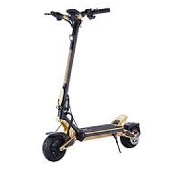 Mukuta 9 Plus 1600 W 70 km Menzil Siyah Sarı Elektrikli Scooter