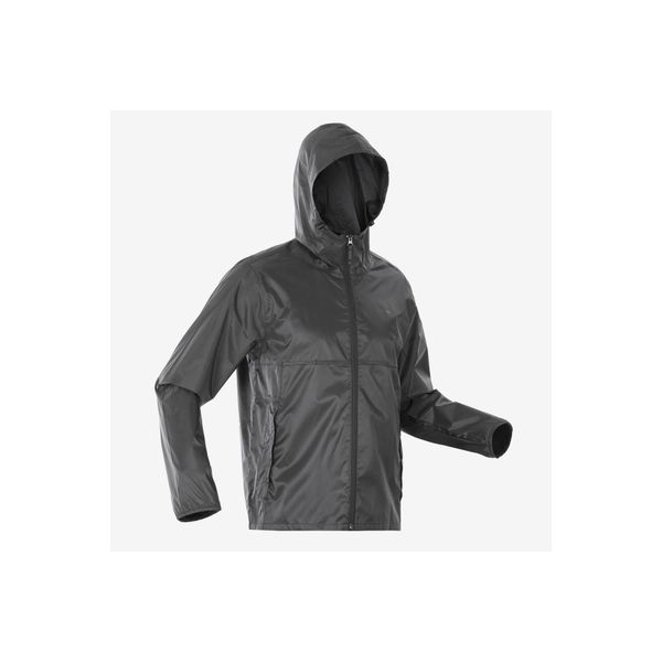 Quechua Raincut Siyah Erkek Outdoor Yağmurluk