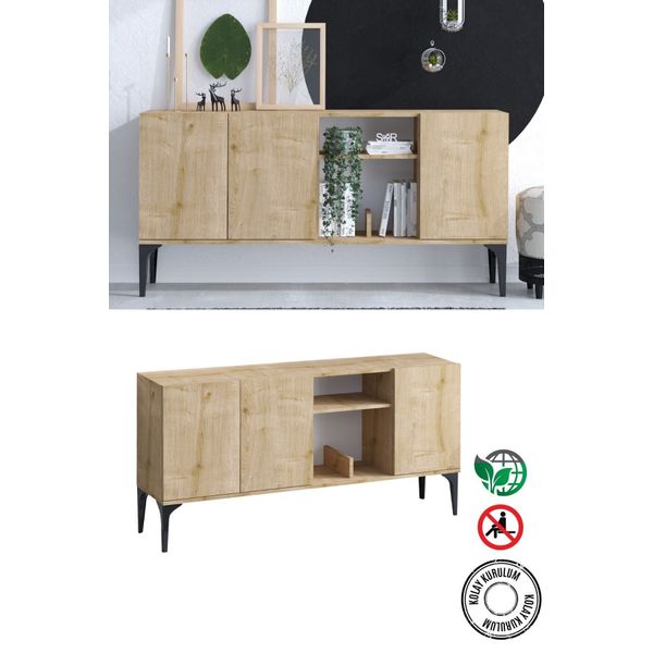 Decormet Miranda DEC0072 150x40x80 cm Meşe Konsol