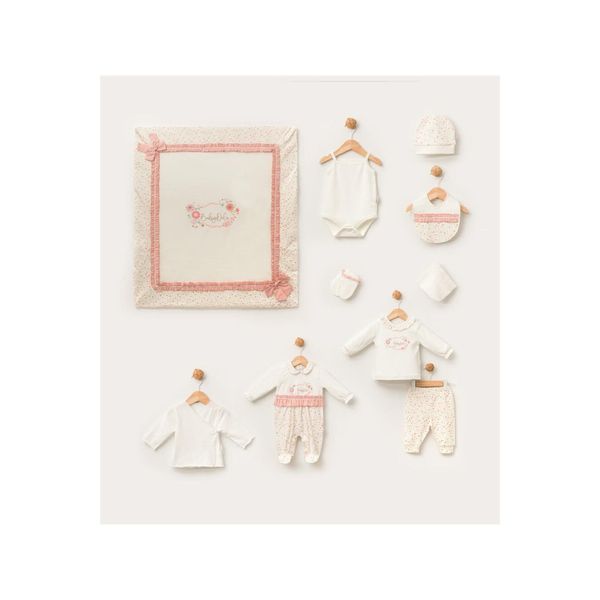 Babydola 13745 10'lu Kız Bebek Hastane Çıkış Seti