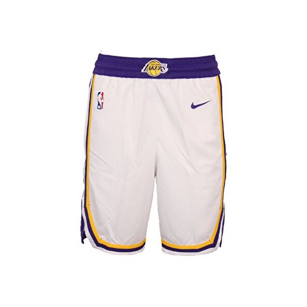 Nike AJ5616-100 Los Angeles Lakers NBA Erkek Beyaz Basketbol Şort