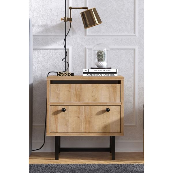 Decormet Pedro Safir Meşe Komodin
