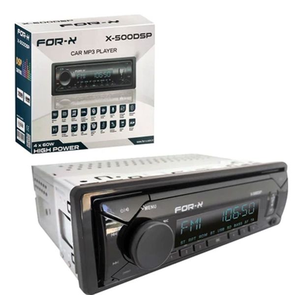 For-X X-500DSP 4x60W BT-2XUSB-SD-FM-AUX Oto Teyp