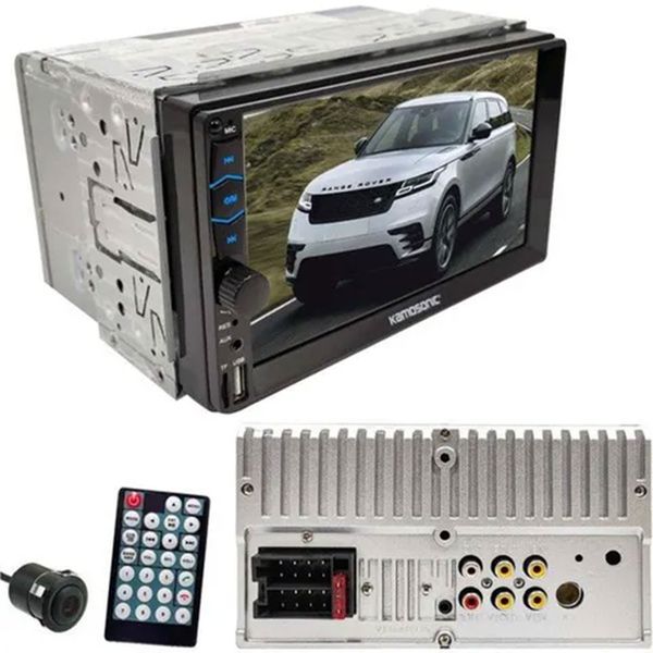 Kamosonic KS-G754 7 4 x 45W Mirrorlink BT/USB/SD/AUX/FM Kameralı Double Teyp