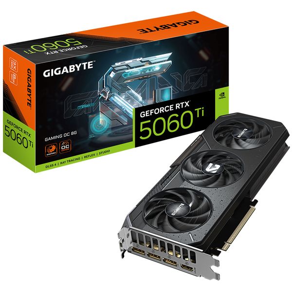 Gigabyte GeForce RTX 5060 Ti Gaming OC GV-N506TGAMING OC-8GD 8GB GDDR7 Ekran Kartı